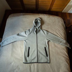 Uniqlo Men's Grey Zip-up Hoodie Size S